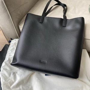 AWAY Black Leather Longitude Tote - BRAND NEW!